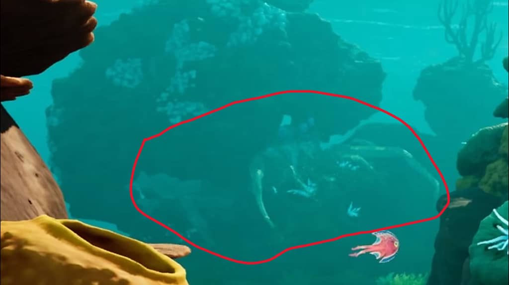 Mysterious Creature in realtime screenshot of Subnautica 2